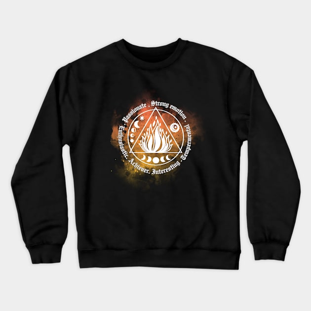 Fire Crewneck Sweatshirt by Legacy of Self-Expression Art